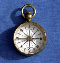 Enamelled Dial  Stanley compass
