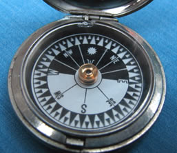 WW1 Singers patent style compass by Stanley London