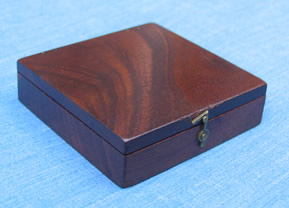 19th C wood block compass
