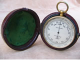 Army & Navy aneroid pocket barometer with altimeter