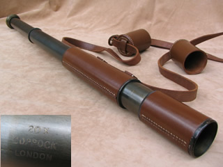 Vintage 2 draw field telescope by Coppock London 20x magnification