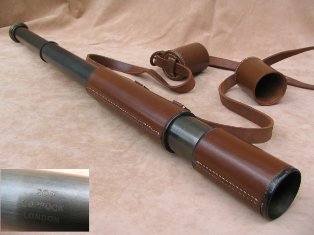 Vintage 2 draw field telescope by Coppock London