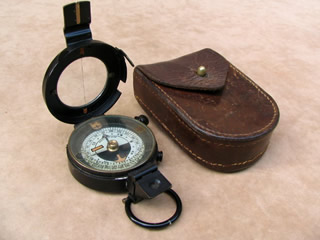 Barker prismatic marching compass