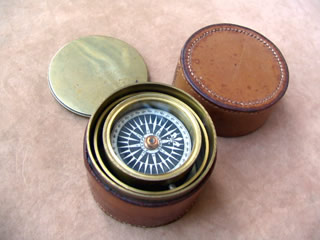 Mid 19th century Dollond small boat compass