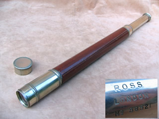 WW1 period Officer of the Watch Naval telescope by Ross