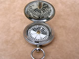 Dennison cased Singers patent style pocket compass