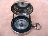 Vintage hunter cased pocket compass
