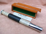 Vintage Otis King K model cylindrical slide rule with wooden case