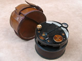 1918 pocket sextant with leather case