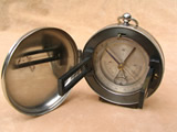 Vintage pocket compass with clinometer function