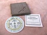 Genuine Negretti & Zambra pocket weather forecaster