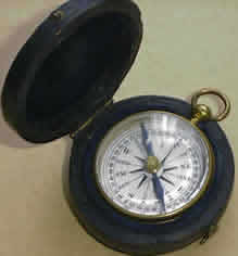 Victorian Pocket Compass in Case