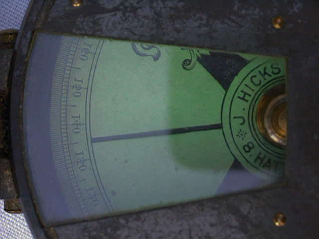 J Hick Green card Prismatic compass