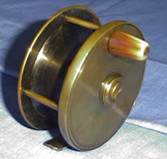 3" brass plate wind reel
