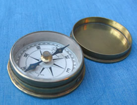 Short & Mason  brass cased compass