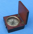 Early 19th century mahogany compass