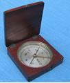 English bar mahogany block compass