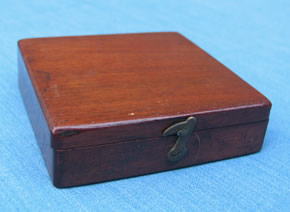 late 19th C wood block compass