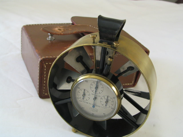 Vintage anemometer by Casella London