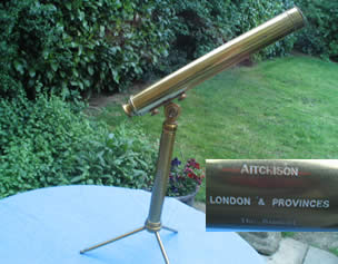 Aitchison Library telescope circa 1900