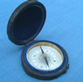 Mid 19th century pocket needle compass