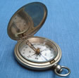 Vintage French pocket watch style compass
