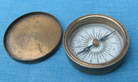 19th century brass cased compass, Pizzala, London