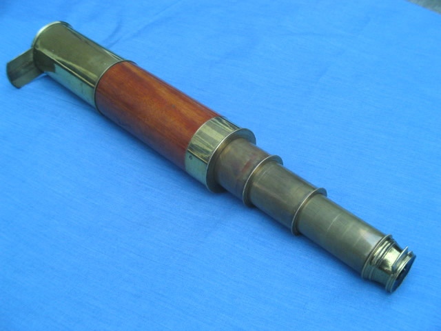 19th century 3 draw naval telescope 