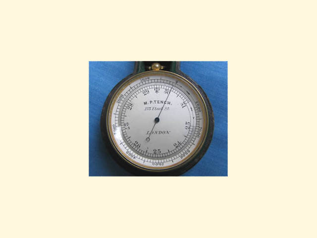 19th C pocket barometer/altimeter