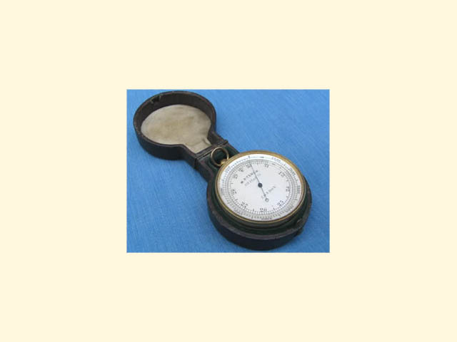 Antique pocket barometer/altimeter by MP Tench London