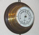 Ships aneroid barometer, by John Barker, Kensington