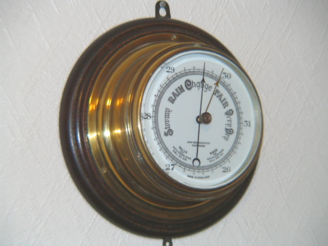 Ships barometer by John Barker, Kensington