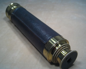 19th C 3 draw pocket telescope, Lennie, Edinburgh