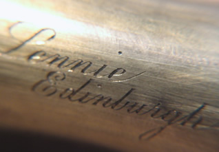 19th Century 3 draw pocket telescope