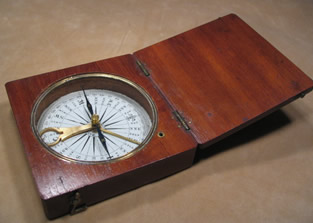 Combined compass & clinometer, J White Glasgow