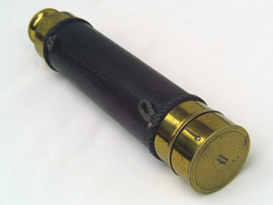 19th C 3 draw telescope Blackham