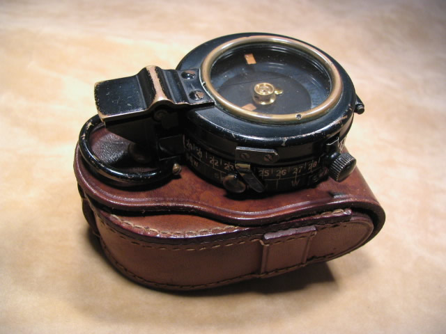 1939 F Barker & Son, MK IX prismatic marching compass