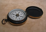 Vintage pocket compass