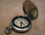 Vintage hunter cased pocket compass