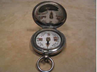 WW1 military pocket compass Terrasse 1918