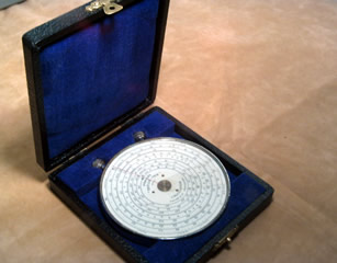 Fowlers twelve Ten Calculator in presentation case
