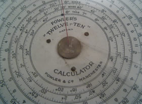 Close Up of Twelve Ten Dial