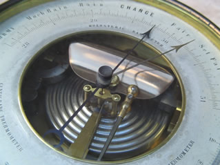 French Holosteric barometer by Paul Naudet 