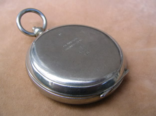 Top View of Dennison 1917 Hunter cased pocket compass