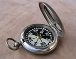 1915 Officers pocket watch compass by Ed Koehn, Geneva, Switzerland