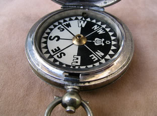1915 British Army military compass by Ed Koehn, Geneva