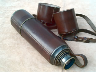 4 draw telescope 60x mag by Broadhurst Clarkson, London
