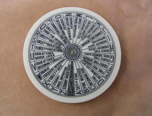 Ivorine pocket forecaster by Negretti & Zambra
