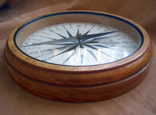 F Barker & Son Victorian desk top compass