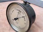 WW1  brass cased naval barometer T Wheeler